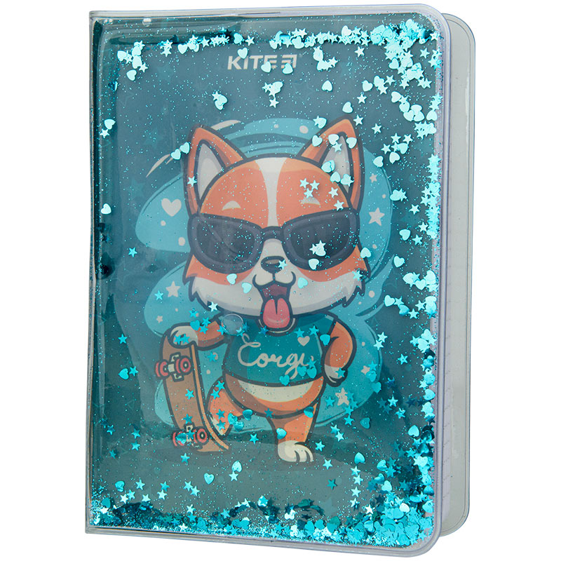 Блокнот Kite Corgi K22-231-2, А6, 80 аркушів, клітинка