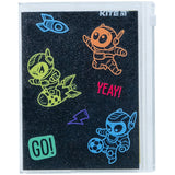 Блокнот Kite Black space K22-462-3, 80 аркушів, клітинка, силіконова обкладинка Блокнот Kite Black space K22-462-3, 80 аркушів, клітинка, силіконова обкладинка