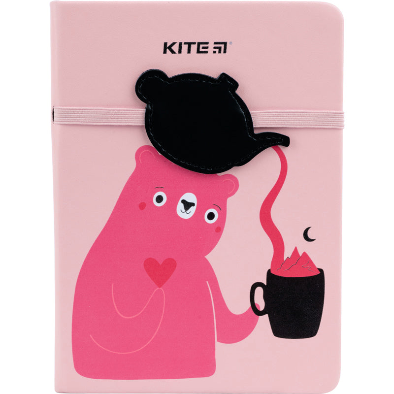 Блокнот Kite Pink Bear K22-464-1, В6, 96 аркушів, клітинка