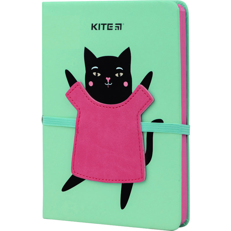 Блокнот Kite Green cat K22-464-2, В6, 96 аркушів, клітинка