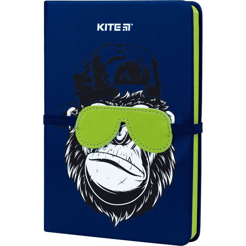 Блокнот Kite Blue monkey K22-464-3, В6, 96 аркушів, клітинка