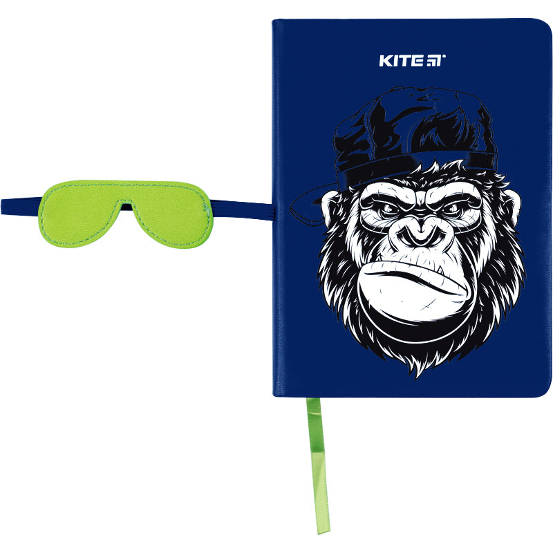 Блокнот Kite Blue monkey K22-464-3, В6, 96 аркушів, клітинка