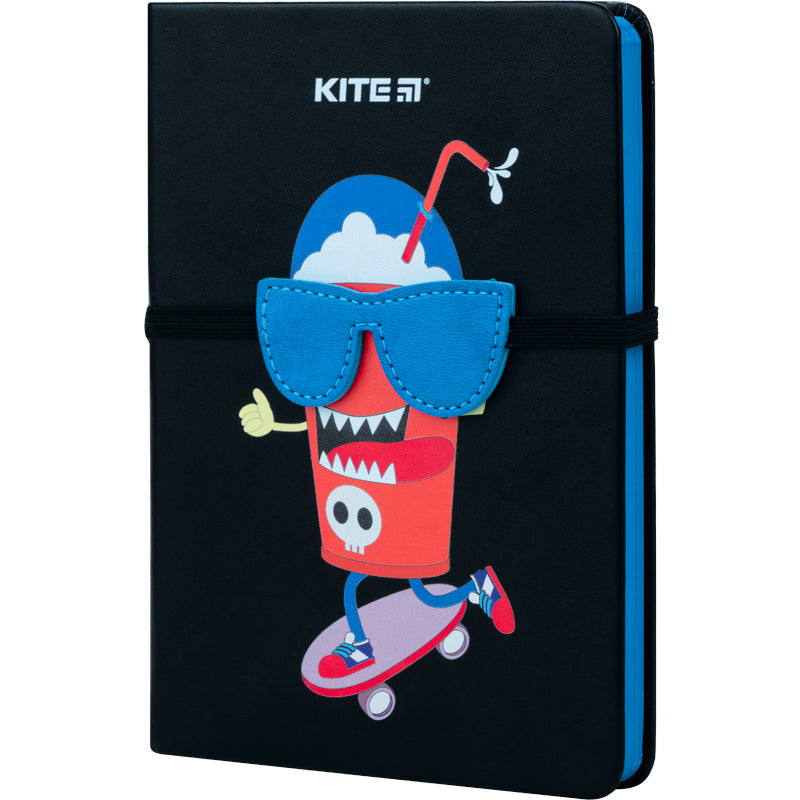 Блокнот Kite Black skate K22-464-4, В6, 96 аркушів, клітинка