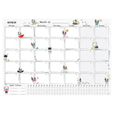 Планер настінний на місяць Kite Funny dogs K22-470-3, А3 Планер настінний на місяць Kite Funny dogs K22-470-3, А3