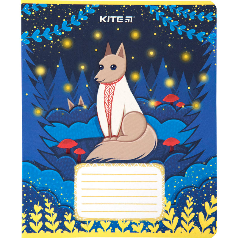 Зошит шкільний Kite Лісова казка K23-232-2, 12 аркушів, клітинка