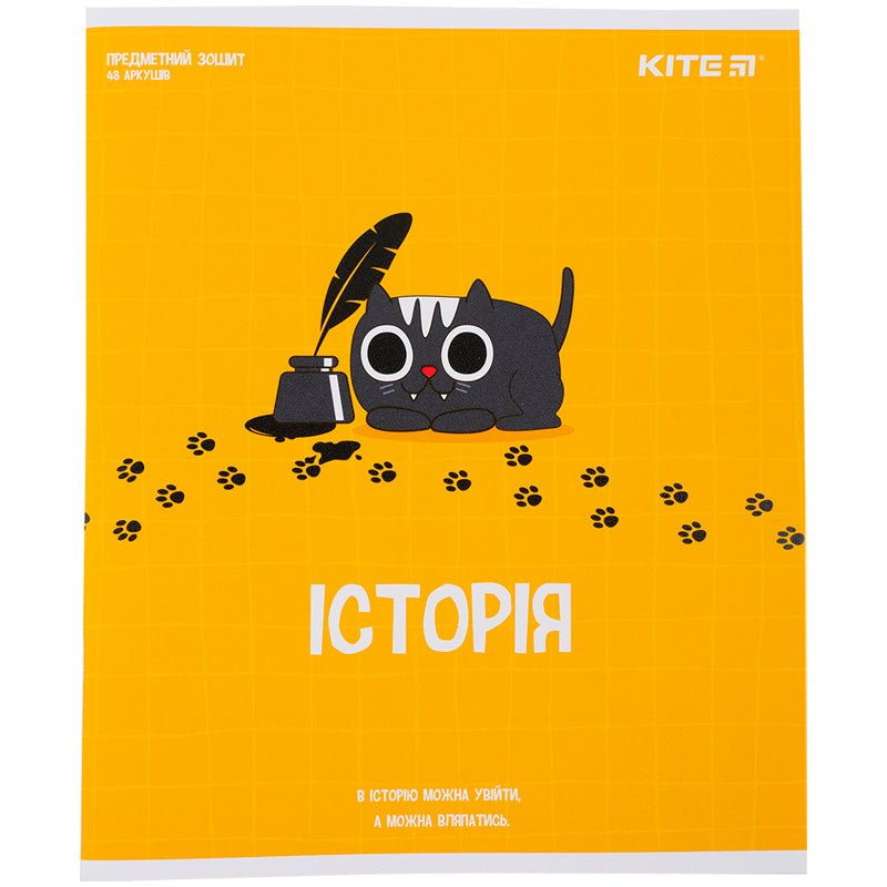 Зошит предметний Kite Cat K23-240-20, 48 аркушів, клітинка, історія