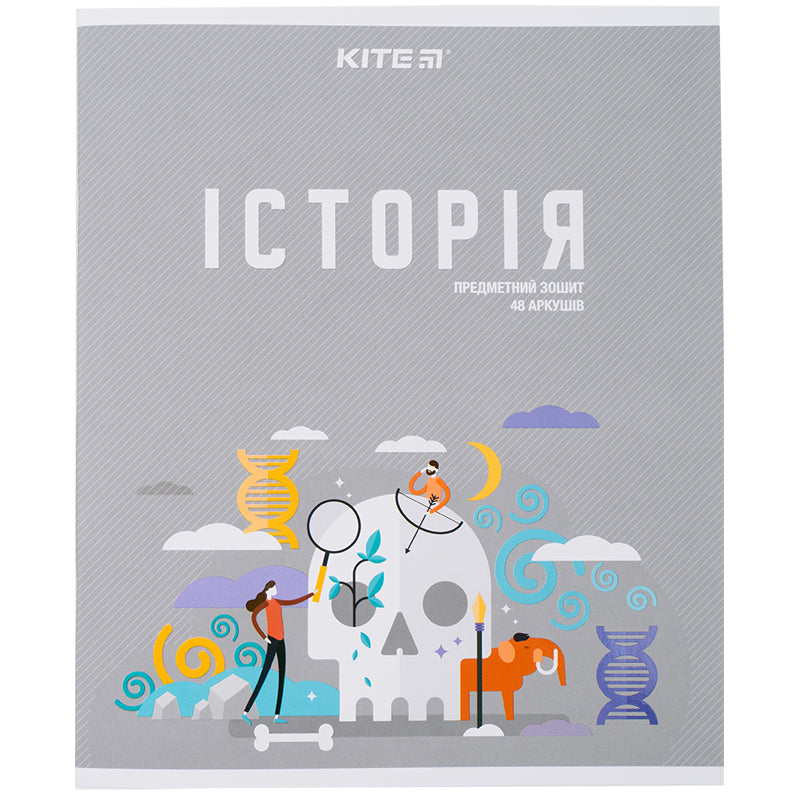 Зошит предметний Kite Urban K23-240-28, 48 аркушів, клітинка, історія