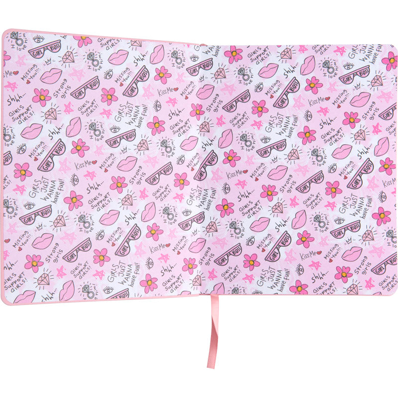 Щоденник шкільний Kite Girl boss K23-283-3, м'яка обкладинка, PU