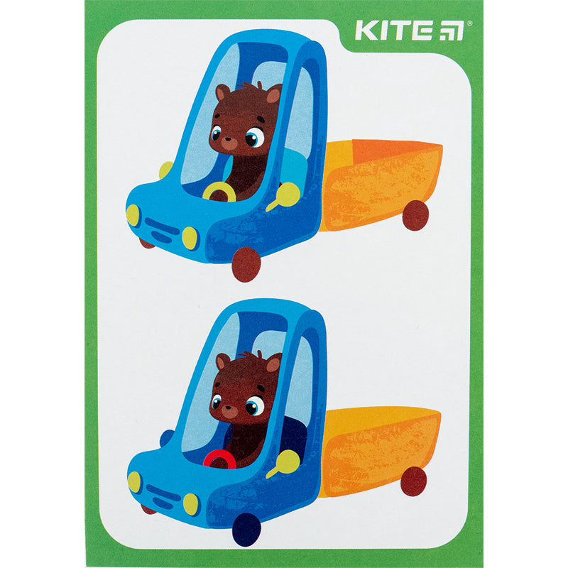 Набір ліпи і розвивайся Kite K23-326-2, 6 кольорів + 5 карток
