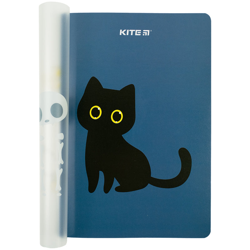 Блокнот Kite Cat sceleton K23-460-1, А5+, 40 аркушів, клітинка