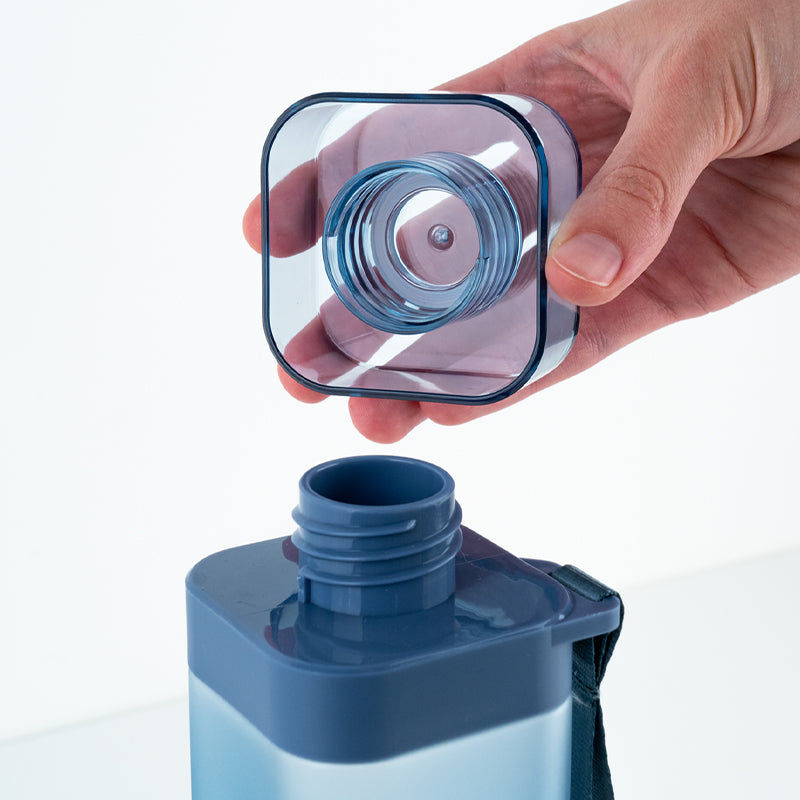 Бутылочка для воды квадратная Kite K24-1210-1, 700 мл, синяя