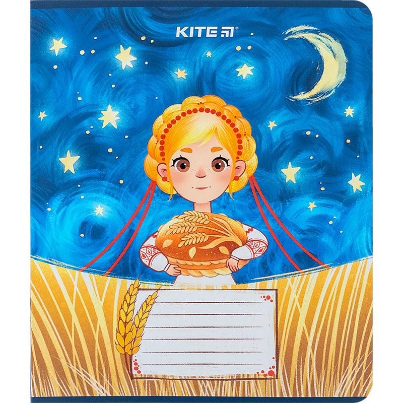 Тетрадь школьная Kite Красавицы K24-232-2, 12 листов, клетка
