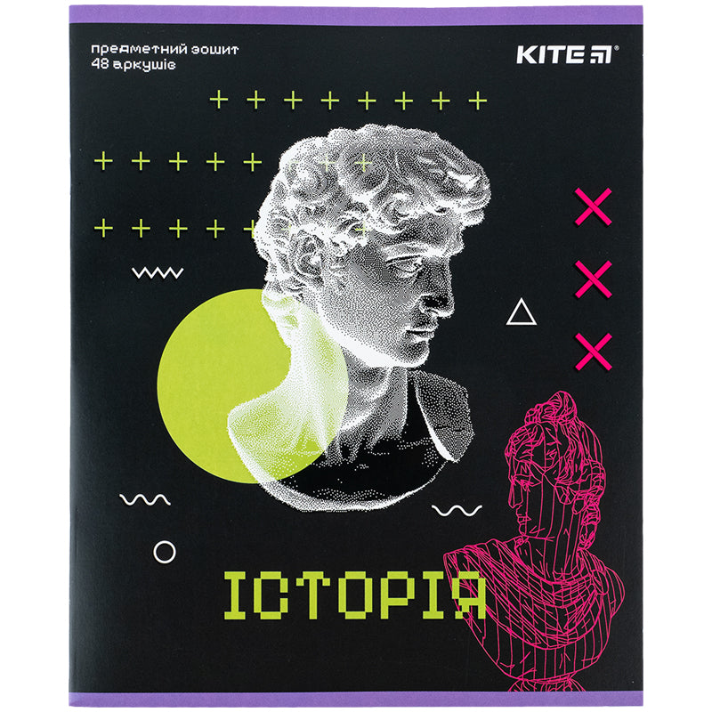 Зошит предметний Kite Neo K24-240-12, 48 аркушів, клітинка, історія