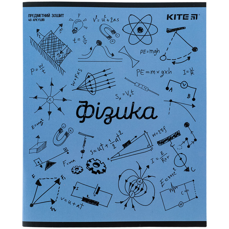 Зошит предметний Kite Sketch K24-240-23, 48 аркушів, клітинка, фізика