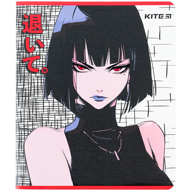 Зошит шкільний Kite Anime K24-259-2, 48 аркушів, клітинка