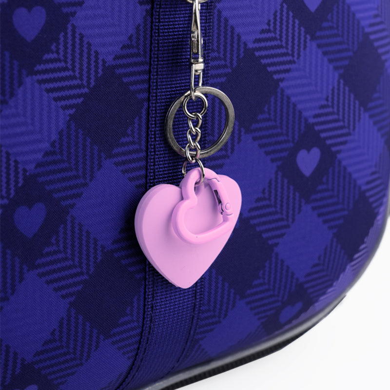 Рюкзак школьный каркасный Kite Education Check and Hearts K24-555S-1