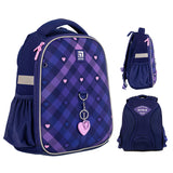 Рюкзак шкільний каркасний Kite Education Check and Hearts K24-555S-1 Рюкзак шкільний каркасний Kite Education Check and Hearts K24-555S-1