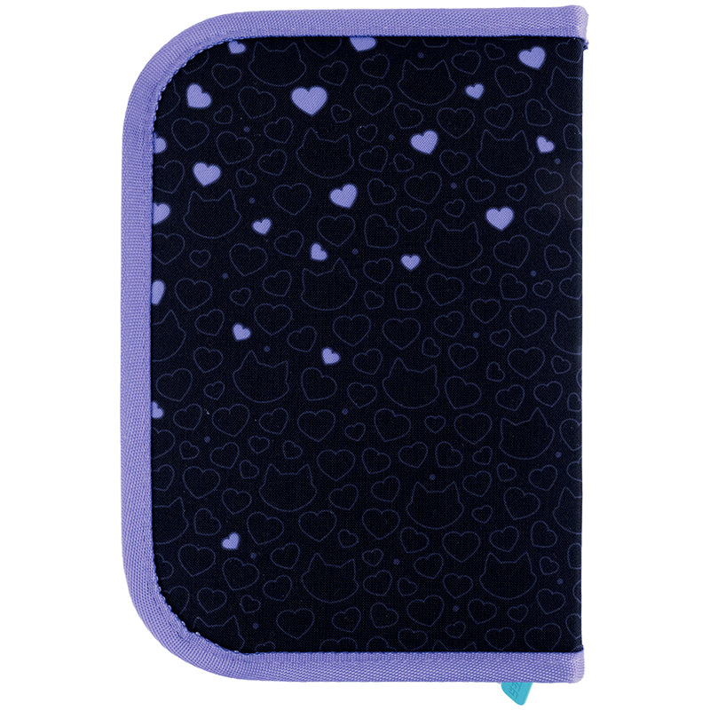 Пенал без наполнения Kite Catsline K24-621-3, 1 отделение, 1 отворот