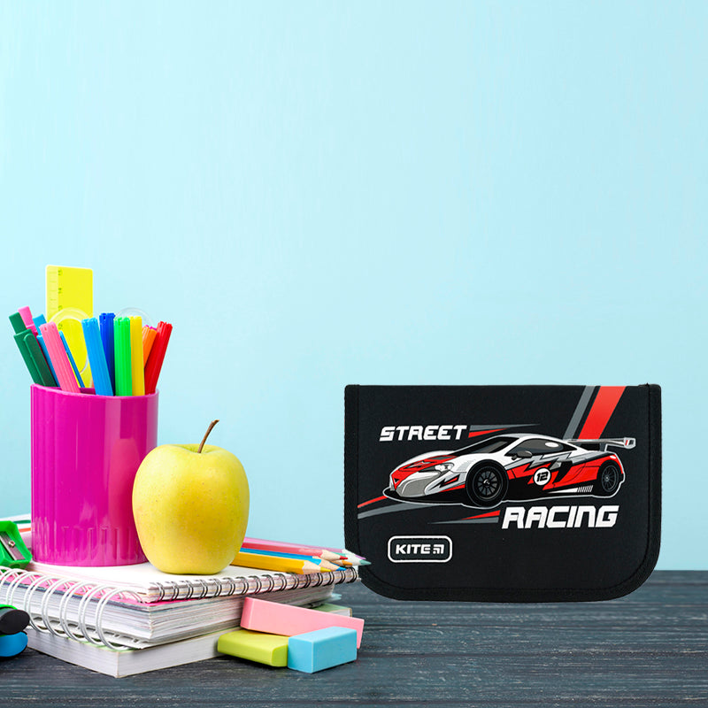 Пенал без наполнения Kite K24-621-4, 1 отделение, 1 отворот