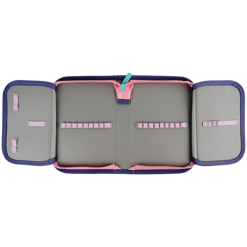 Пенал без наполнения Kite Pixel Love K24-622-5, 1 отделение, 2 отворота