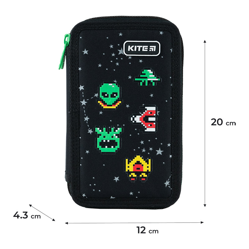 Пенал без наполнения Kite UFO K24-623, 2 отделения