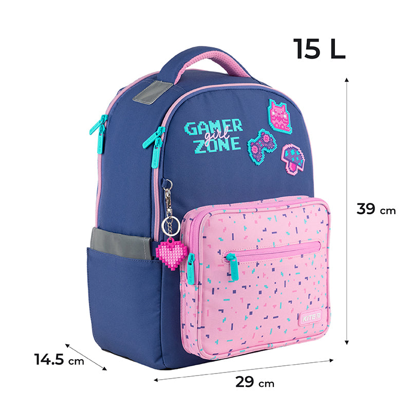 Рюкзак шкільний Kite Education Pixel Love K24-770M-1