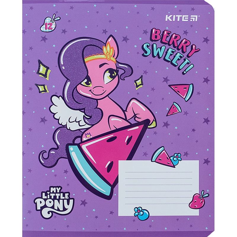 Зошит шкільний Kite My Little Pony LP24-232, 12 аркушів, клітинка