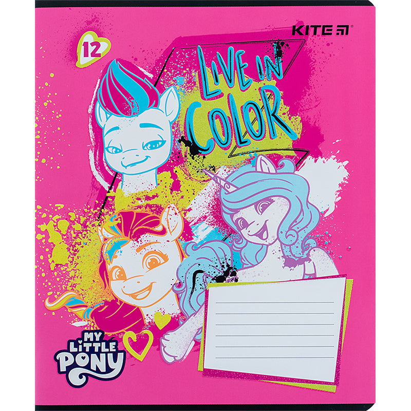 Зошит шкільний Kite My Little Pony LP24-234, 12 аркушів, лінія