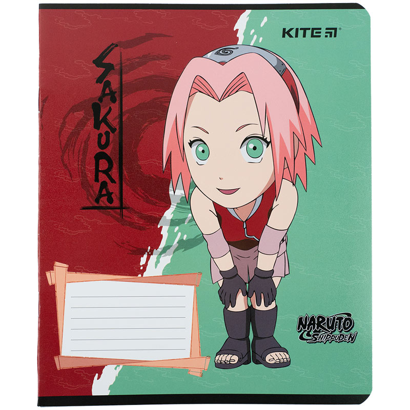 Тетрадь школьная Kite Naruto NR23-232, 12 листов, клетка