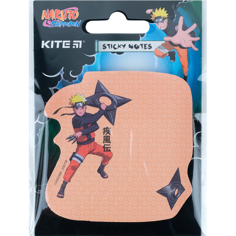 Блок бумаги с липким слоем Kite Naruto NR23-298-3, 70х70 мм, 50 листов