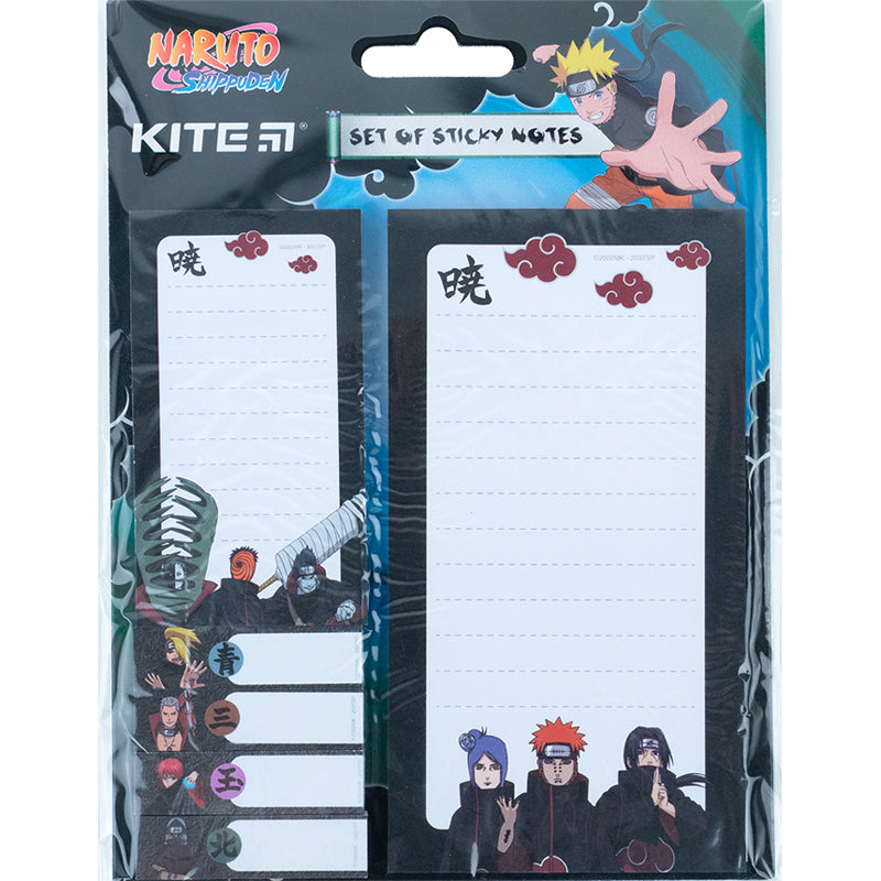 Блок паперу з клейким шаром Kite Naruto NR23-299-2, набір