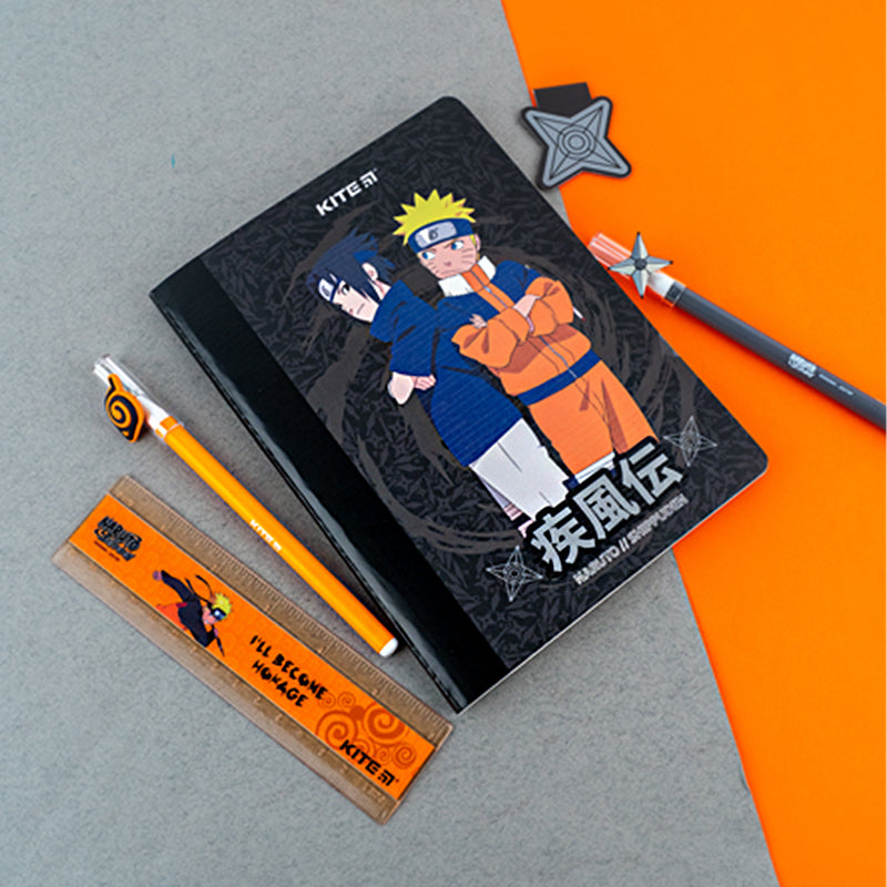 Блокнот з магнітною закладкою Kite Naruto NR24-192, А5, 60 аркушів, клітинка