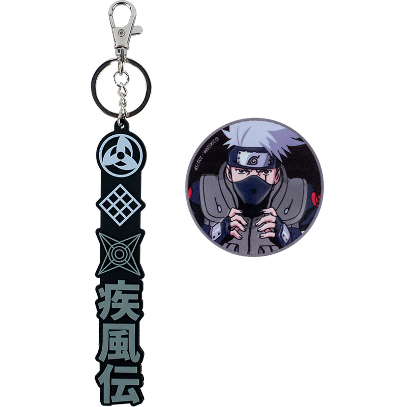 Набор бейдж на липучке и подвеска Kite Naruto NR24-3010-1, 2 шт.