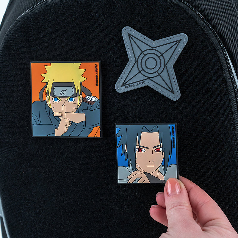 Набор бейджей на липучке Kite Naruto NR24-3012-1, 3 шт.