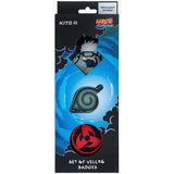 Набір бейджів на липучці Kite Naruto NR24-3012-2, 3 шт. Набір бейджів на липучці Kite Naruto NR24-3012-2, 3 шт.