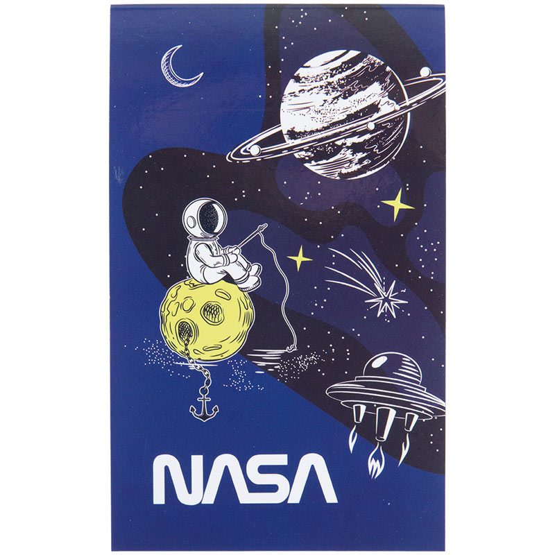 Блокнот-планшет Kite NASA NS23-195, A6, 50 аркушів, нелінований