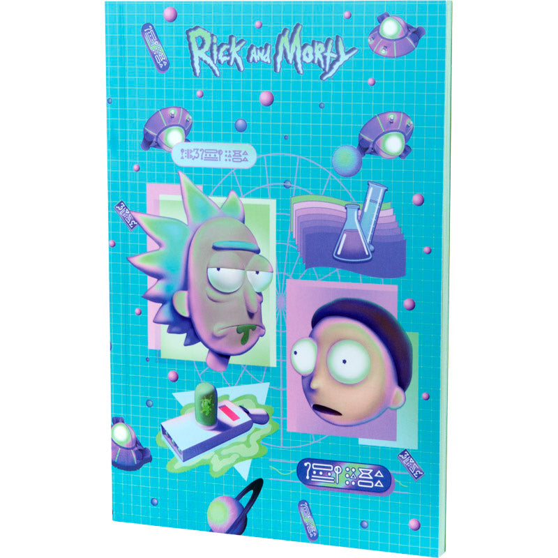 Блокнот Kite Rick and Morty RM23-193-2, термобіндер, А5, 64 аркуші, нелінований