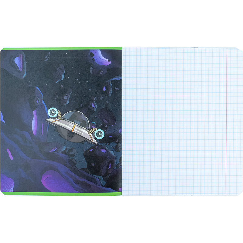 Зошит шкільний Kite Rick and Morty RM24-236, 18 аркушів, клітинка