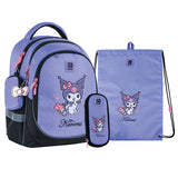 Школьный набор Kite Kuromi SET_HK24-700M (рюкзак, пенал, сумка) Школьный набор Kite Kuromi SET_HK24-700M (рюкзак, пенал, сумка)