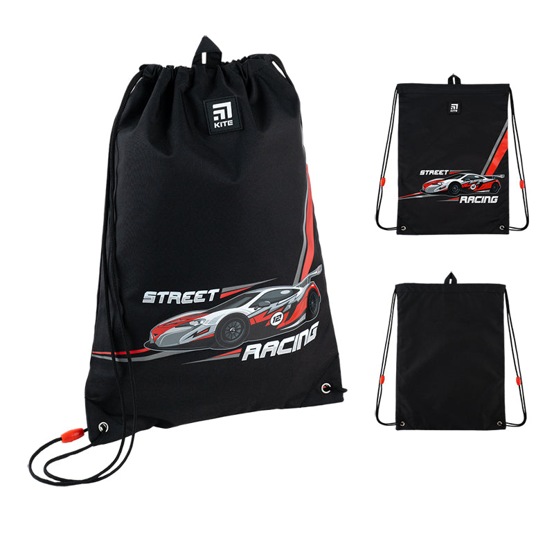 Шкільний набір Kite Racing SET_K24-555S-5 (рюкзак, пенал, сумка)