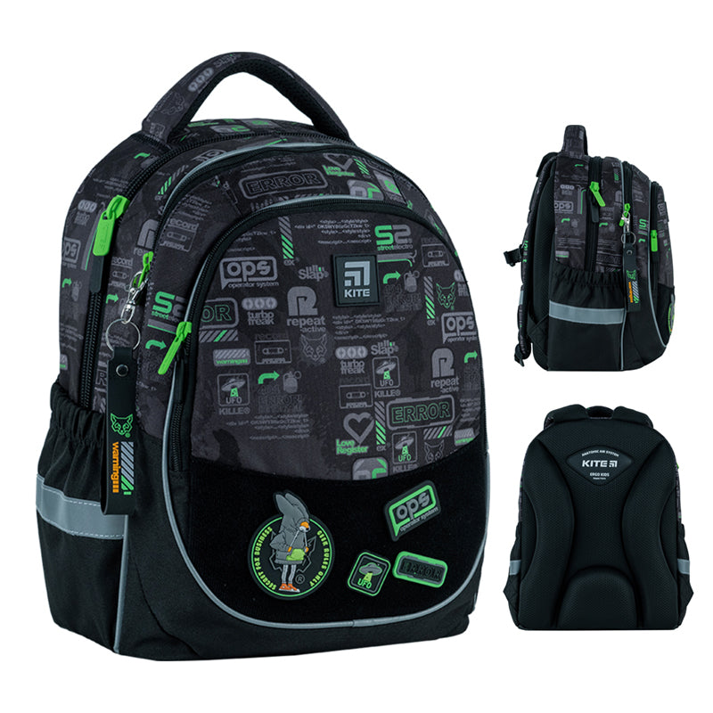 Школьный набор Kite Fox Rules SET_K24-700M-4 (рюкзак, пенал, сумка)