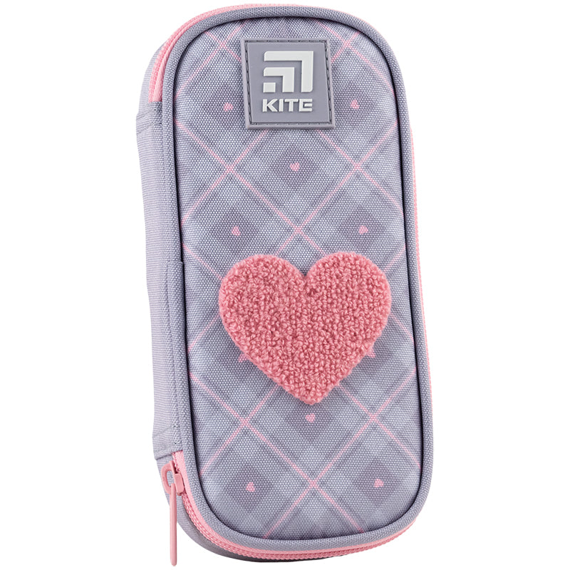 Школьный набор Kite Fluffy Heart SET_K24-724S-1 (рюкзак, пенал, сумка)