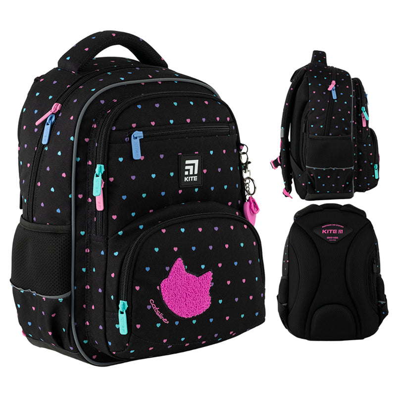 Школьный набор Kite Catsline SET_K24-773M-2 (рюкзак, пенал, сумка)