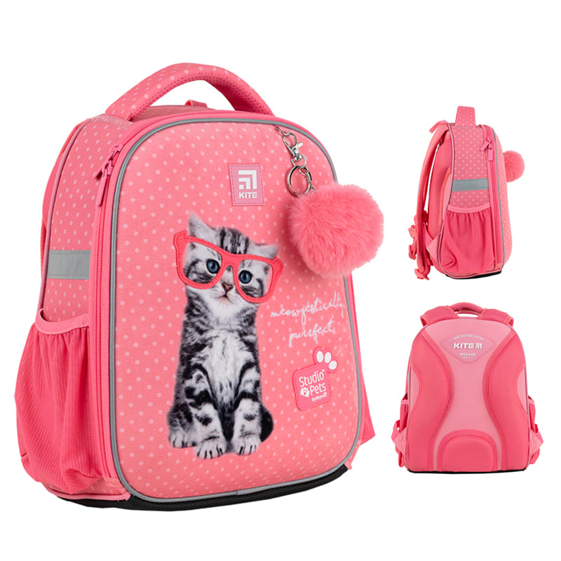 Школьный набор Kite Studio Pets SET_SP24-555S-2 (рюкзак, пенал, сумка)