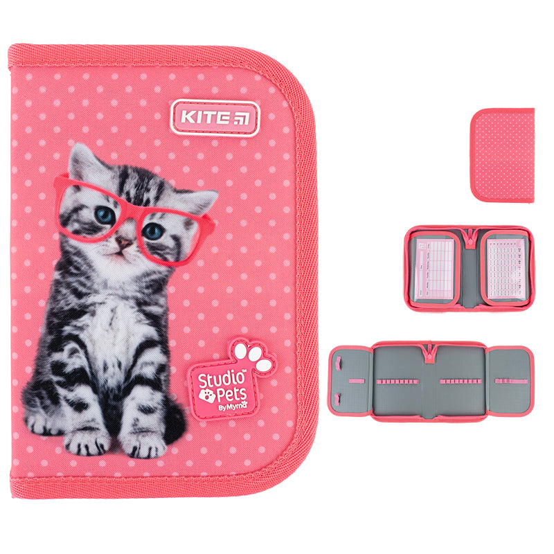 Школьный набор Kite Studio Pets SET_SP24-555S-2 (рюкзак, пенал, сумка)