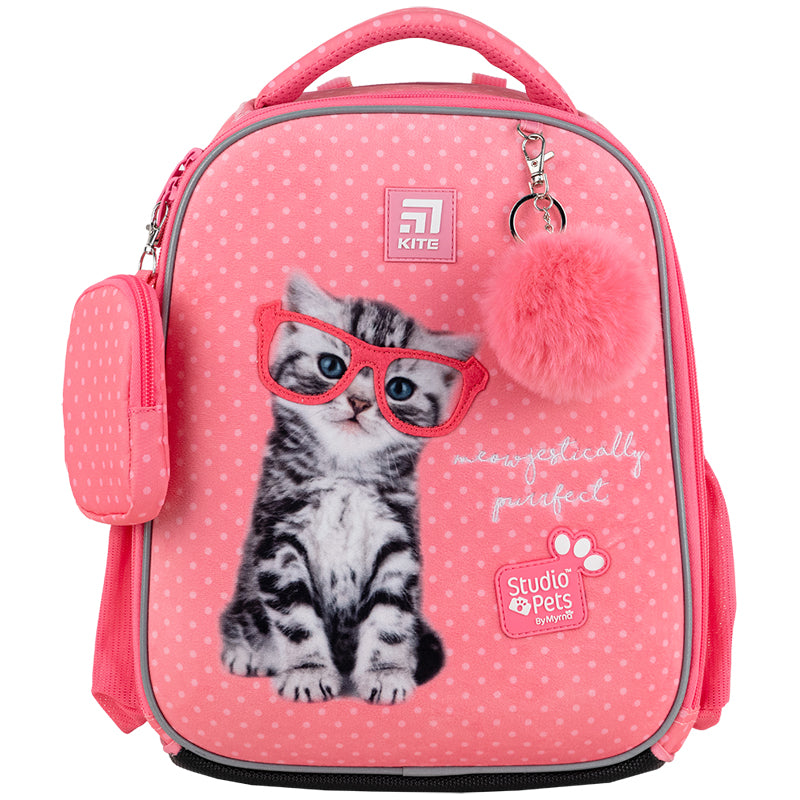 Рюкзак школьный каркасный Kite Education Studio Pets SP24-555S-2