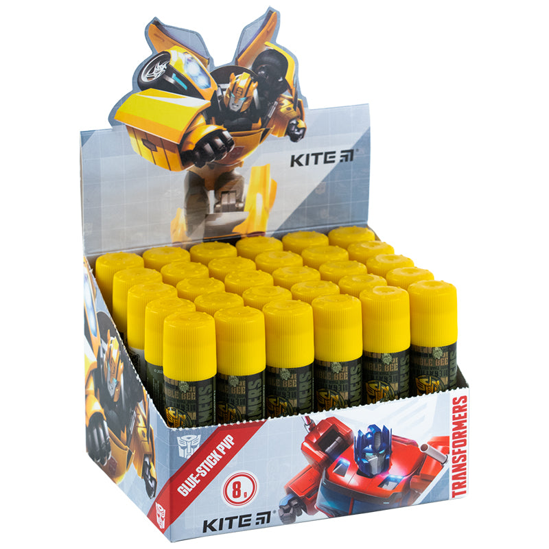 Клей-олівець з індикатором PVP Kite Transformers TF23-130, 8 г