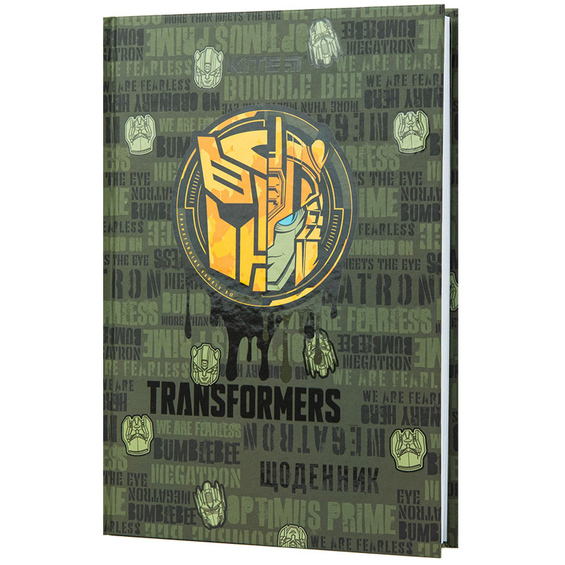 Щоденник шкільний Kite Transformers TF23-262, тверда обкладинка