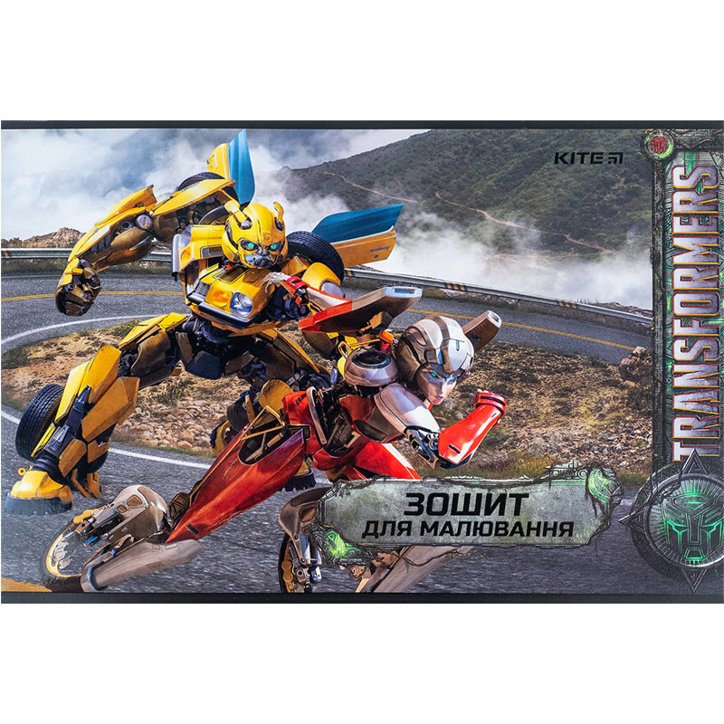 Зошит для малювання Kite Transformers TF24-242, 24 аркуша