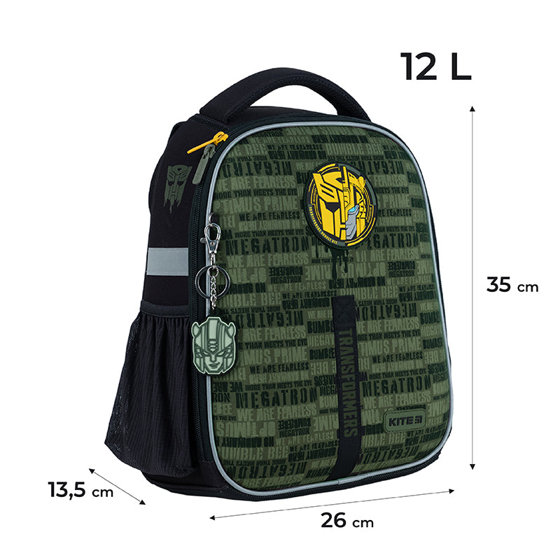 Рюкзак школьный каркасный Kite Education Transformers TF24-555S